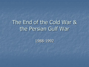 George Bush and the Gulf War Powerpoint presentation