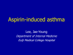 Aspirin-induced asthma