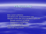 Disadvantages of penicillin G