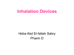 Inhalation Devices