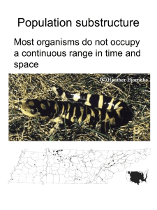 Population substructure