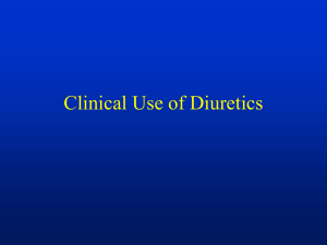 Clinical Use of Diuretics