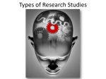 Types of Research Studies