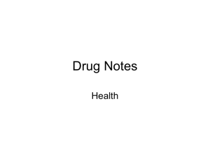 Drug Lecture Notes