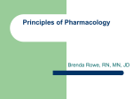 Principles of Pharmacolgy