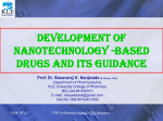 Development of Nanotechnology-Based Drugs and its