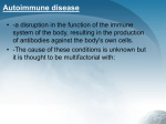 Autoimmune disease