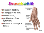 1- Rheumatoid arthritis