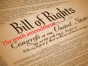 The Tenth Amendment - Spenceportfoliosfall2011