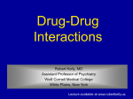 Geriatric Drug-Drug Interactions