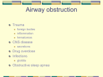 Airway obstruction