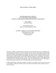 NBER WORKING PAPER SERIES THE DISTORTIONARY EFFECTS OF GOVERNMENT PROCUREMENT: