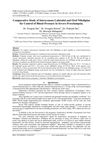 IOSR Journal of Dental and Medical Sciences (IOSR-JDMS)