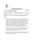 Nova Southeastern University Standard Operating Procedure for GCP Version # 1