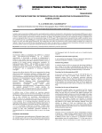 SPECTROPHOTOMETRIC DETERMINATION OF OXCARBAZEPINE IN PHARMACEUTICAL  FORMULATIONS  Research Article  M. A. SATHISH AND G. NAGENDRAPPA*