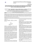 METHOD DEVELOPMENT AND VALIDATION FOR THE ESTIMATION OF OLOPATADINE IN  BULK AND PHARMACEUTICAL DOSAGE FORMS AND ITS STRESS DEGRADATION STUDIES 