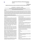 FORMULATION AND EVALUATION OF OFLOXACIN FLOATING TABLETS USING HPMC  Research Article  