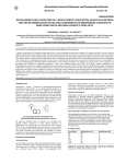 DEVELOPMENT AND VALIDATION OF A NEW STABILITY INDICATING ANALYTICAL METHOD  FOR THE DETERMINATION OF RELATED COMPONENTS OF BRIMONIDINE TARTRATE IN 