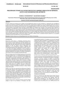 PRELIMINARY STUDIES ON GASTRO-PROTECTIVE CHIMERIC DERIVATIVE OF BIPHENYL