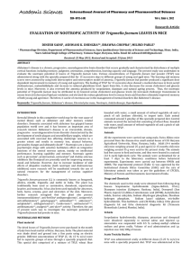 Trigonella foenum Research Article  DINESH SAINI