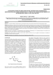 A VALIDATED STABILITY INDICATING RP-HPLC METHOD FOR SATRANIDAZOLE,