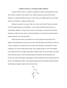 COMPUTATIONAL ANTIVIRAL DRUG DESIGN