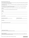 Drug Information Request Form