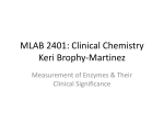 Measurement of Enzymes and Their Clinical Significance