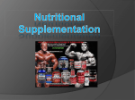 Nutritional Supplementati