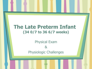 Late Preterm Infant