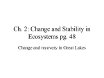 Ch. 2: Change and Stability in Ecosystems pg. 48