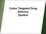 colon targeted drug delivery system