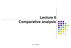 Lecture 6 and 7