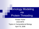 Homology Modeling via Protein Threading - lmm