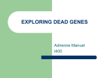 EXPLORING DEAD GENES