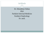 Metabolic acidosis