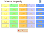 Science Jeopardy - Broward County Public Schools