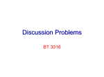 Discussion Problems - University of California, Davis