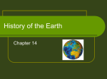 History of the Earth - Green Local Schools