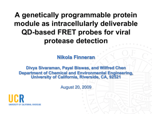 A genetically programmable protein module as