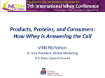 Products, Proteins, and Consumers: How Whey is