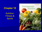 Chapter 14: Sports Nutrition