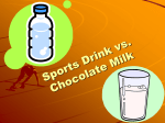 Sports Drink vs. Chocolate Milk
