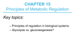 Principles of Metabolic Regulation