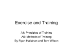 Exercise and Training