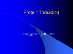 Protein Threading - Laboratory of Molecular Modelling