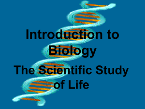 Introduction to Biology