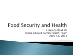 Food Security and Health