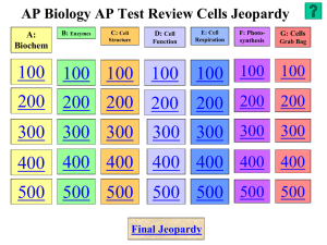 Science Jeopardy