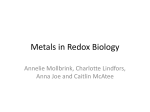 Metals in Redox Biology - University of Nebraska–Lincoln